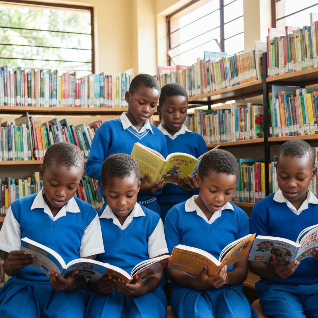 Library reading